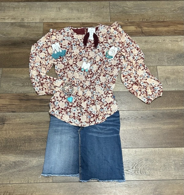 Fall Floral Top