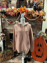 Load image into Gallery viewer, Peach Hooded Sweater
