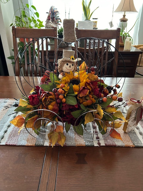 Pumpkin Carriage Centerpiece