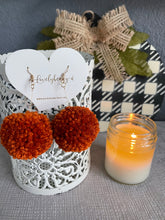 Load image into Gallery viewer, Rylie Pom Pom Earrings - Pumpkin Spice
